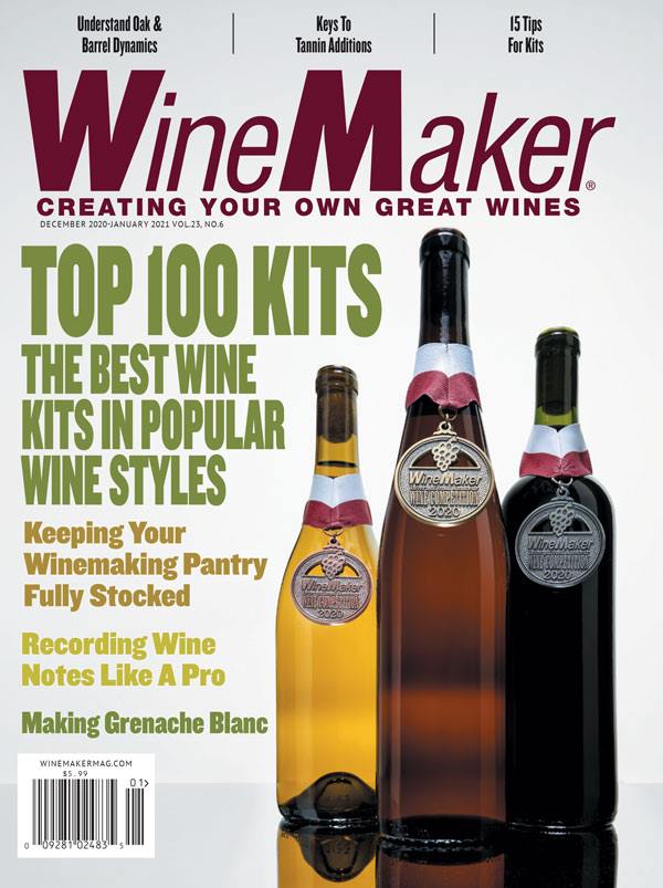 RJS Wine Kits in WineMaker’s Top 100 Kits of 2020